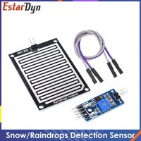 Snow Raindrops Detection Sensor Module Rain Weather Module Humidity For Relay Control Module Rain Water Sensor Module