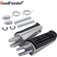 Motorcycle Footrest Front Foot Pegs Rests Pedals For YAMAHA BT1100 Fazer 700 FJ1200 FJR1300 ABS FZ1 FZ6 FZ6R FZR600 Motorbike