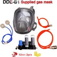 6800 compose 3-In-1 Mask Chemcial Function Supplied Air Fed Safety Respirator System for Painting Formaldehyde Dustproof