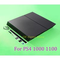 1set Full Housing Case For PS4 1000 1100 Black Color For PlayStation 4 1000 1100 Console Housing Shell Case With Parts