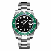 ADDIESDIVE Fashion Watch Stainless Steel Diver Watch 200M C3 Super Luminous Sport Luxury Watch reloj hombre Quartz Men Watch