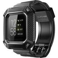 SUPCASE UB Pro Rugged Case Strap Watch Bands For Fitbit Versa 3 / Fitbit Sense Protective Wristband Case Cover Band with Strap