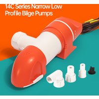 Seaflo boat water pump yacht narrow horizontal bilge pump suction pump induction drainage DC 12V24V