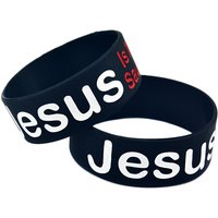 Fashion Jesus Is My Savior Silicone Bracelet Wild Men And Women Redemption Bracelet Hot Sale