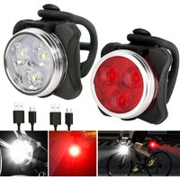 Cycling Bike Taillight USB Rechargeable Led Bicycle Light Tail Clip Lamp Bicycle Lamp Luz Bicicleta Rear Back Bike Tail Light