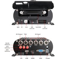 8CH AHD MOBILE DVR 4G GPS Wifi Real Time Surveillance Cyclic Recording Support 8 Camera 2TB Hard Disk Bus Truck HDD Mdvr