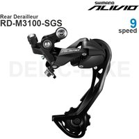 SHIMANO ALIVIO M3100 9V REAR DERAILLEUR SGS SHADOW RD-9 speed for MTB bike Original parts