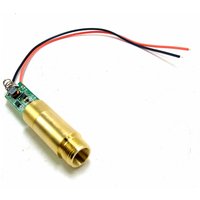 Industrial Lab APC 450nm 100mw Pure Blue Laser Diode Dot Module 12x35mm Brass Housing 3.7V-4.2V