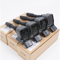 4 PCS IGNITION COIL FOR AUDI A1 A3 A4 A5 A6 Q5 TT SEAT LEON SKODA OCTAVIA VW EOS GOLF VI VII 1.8 2.0TFSI 06K905110G 06L905110D