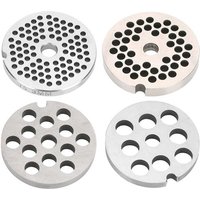 304 Stainless Steel Meat Grinder Blade Mincer Plate Disc Replacement Part for 5# Type Manual Meat Grinder Mincer Knife Accessory