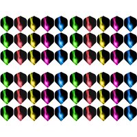 60Pcs/set Professional Darts Accessories Flights Five Colors High Quality Dart Wing Plastic Waterproof Dart Flights Flechette