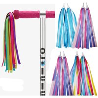 2pcs 14/30cm New Colorful Bike Bicycle Cycling Tricycle Handlebar Tassels Kids Girls Boys Handlebar Streamers Tassel Accessories