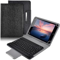 Wireless Bluetooth Keyboard For Tablet PU Leather Case Stand Cover For Pad 7 8 Inch 9 10 Inch For IOS Android Windows