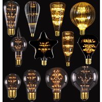 LED Edison Vintage Sternenhimmel-Lampe Herzförmige Flasche Retro LED Feuerwerk Nicht Dimmbare Glühbirnen Heimdekoration zum Muttertag Club-Beleuchtung