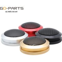 1.5" Aluminum Speaker Cover Hifi Car Audio Treble Head Tweeter Grill Mesh Black Silver Red Gold