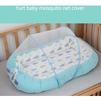 77HD Baby Crib Mosquitoes Net Portable Foldable Infant Bed Canopy Netting Folding Sleeping Cradle Insect Net Tent