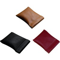 PU Leather Coin Purse Earbuds Earphone Holder Pouch Wallet Change for Women Men 77HE