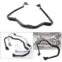 Compatible With Harley Dyna Street Bob FXDB Fat Bob FXDF Low Rider Super Glide 06-2017 Crash Bars Bumper Engine Guard Protector