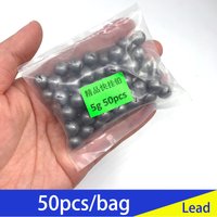 OBSESSION A020 50pcs/bag Fishing Cheburashka Sinker Weights 3g-21g Jig Round Head Bullet Weight Soft Lure Connector Texas Group