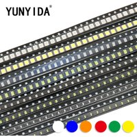 0603 0805 1206 3528 5050 5730 SMD LED Red Yellow Green White Blue Orange light emitting diode 100pcs/lot