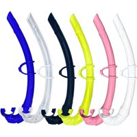 Free full silicone snorkel can be folded arc-bite soft comfortable swimming snorkel