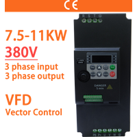 380V 7.5KW/11KW 10HP/15HP VFD Przetwornica o zmiennej częstotliwości Ekonomiczny konwerter Napęd wariatora 3ph do sterowania wektorowego prędkości silnika