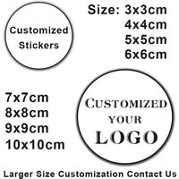 100PCS 3-10cm Custom LOGO Wedding Sticker Personalized Design Your Label Candy Gift Box Birthday Party Seal Sticker Self-adhesiv