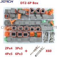 Kit de connecteurs de câbles étanches série Deutsch DT DT06-2S DT04-2P DT06-3S DT04-3P, connecteur DT scellé automobile avec boîte