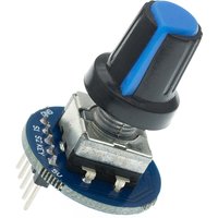 Rotary Encoder Module for Arduino Brick Sensor Development Round Audio Rotating Potentiometer Knob Cap EC11 1PCS