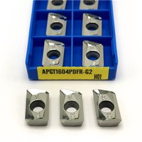 APGT1604 G2 H01 Milling Insert lathe tools Milling Insert Cutting Tool CNC Tool AL +TIN Alloy wood APGT 16040 turning insert