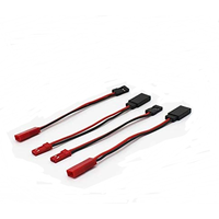 5 Pcs Battery Charger Connector JST Female Male to JR Male Female Convertion with 20awg 100mm Connection Adapter for RC Model