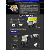 AliExpress MCHMFG Motorcycle Headlight Headlamp Light Supermoto Fairing For Husqvarna FC TC FE TE MX Dirt Bike Enduro Headlight