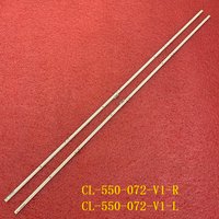 Bande LED (2) pour 55PUS733,NS GJ55OA922 Y 55PUS7101/12 55PUS710A 55PUSexecute 2/12 LK10024666-AO CL-550-072-V1-R L TPT550U2-EQLSJA.G