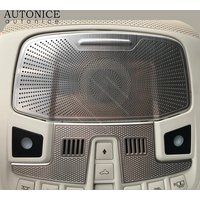 2pc Steel Front Reading Lights Speaker Loudspeaker Box Cover Trim Fit for Ford Fusion Mondeo Edge