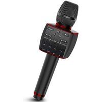 Karaoke Microphone Bluetooth Wireless Professional Dynamic Mic Portable Singing Machine for Home KTV Party Adult/Kid Gift