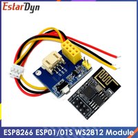 ESP8266 ESP-01 ESP-01S WS2812 RGB LED Controller Module for IDE WS2812 Light Ring Smart Electronic DIY