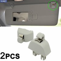 2pcs Inner Sun Visor Hook Clips Bracket for VW Volkswagen Passat Polo Up! Audi A6 C6 05-13 Skoda Citigo Rapid Seat MII Buckle