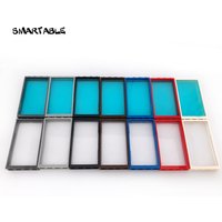 Smartable Window Door Frame 1x4x6 Building Blocks MOC Parts with Glass Toys For Kids House Compatible All Brands City 20pcs/lot