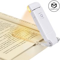 LED USB Rechargeable Book Light Reading Light Eye Protection Night Light Portable Clip Desk Light Bookmark Read Light Night Lamp