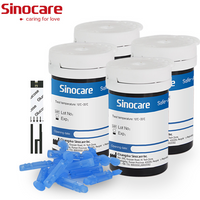 Sinocare Blood Glucose Test Strips Lancets for Diabetes Glucometer Test for Safe-Accu