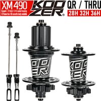 Koozer Bicycle Hub XM490 Hubs Sealed 4 Bearing MTB Mountain Bike Hub Rear Hub 10*135mm QR 12*142mm 28 32 36 Holes Disc Brake
