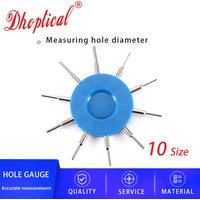 Eyeglasses Hole Measuring Tool Gauge Nut u-clip diameter 10 size by dhoptical