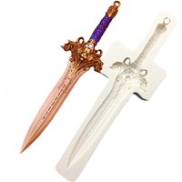 Long Sword Silicone Sugarcraft Mold Cupcake Chocolate Baking Mold Fondant Cake Decorating Tools