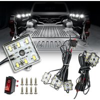48LED Bett Streifen Kit Wasserdicht auf/Off Schalter Verlängerung Kabel für Fracht Pickup Lkw SUV RV Boot Für Toyota hilux Tundra Tacoma