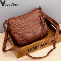 Meistverkaufte Damen-Kuriertaschen, passend zu allen Ledergefühl, PU-Schultertaschen, modisches Geschenk für Mädchen und Frauen mittleren Alters