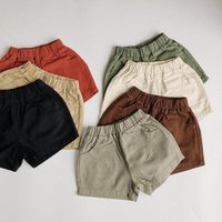 2024 Spring New Children Shorts Toddler Kids Short Pant Summer Cotton Boys Beach Shorts Casual Baby Clothing 1-6 Year