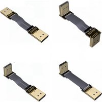 Ultra FHD DisplayPort FPV Cable Displayport 1.4 Cable 90-degree Angled Displayport 144Hz/4K 8K/60Hz Displayport Cable 0.1M 1M 3M