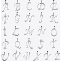 1pcs Alphabet Stainless Steel Pendant Charms For Jewelry Making Supplies 26 Letters A-Z Handmade Necklace Accessories Components