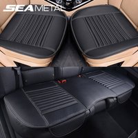 Leather Car Seat Covers Automobiles Interior Seats Cover Cushion Universal PU Leather Seat-Cover Auto Protector Mats Accessories