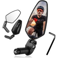 AliExpress NONE 1pc Bicycle Rearview Mirror Adjustable Handlebar Mirror Safety Wide Range Back Sight Cycling Accessories